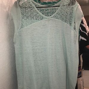 Never worn!!! Mint green adorable top